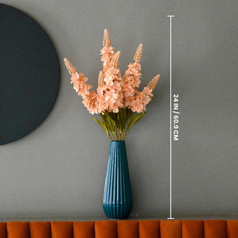 Faux Everlasting Snapdragon Flower Stick - Peach media 4