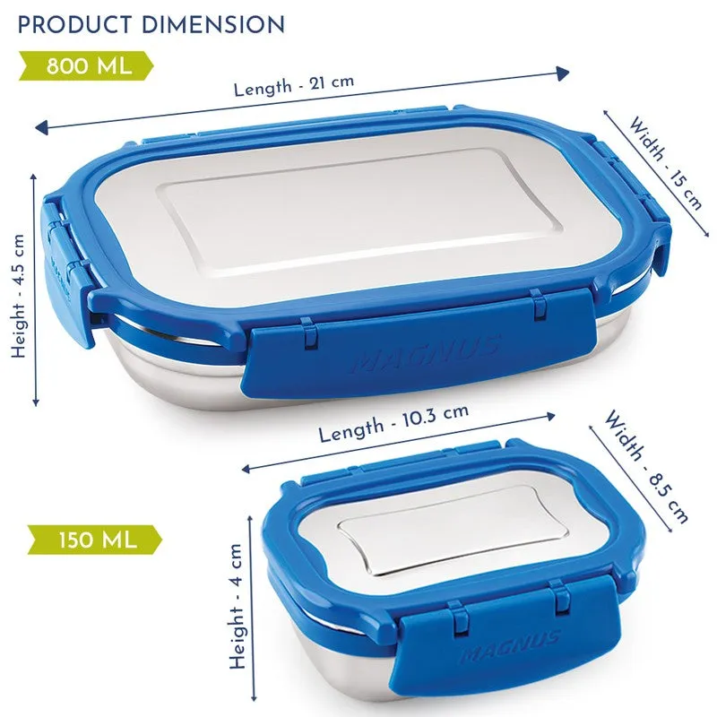 Veylo Compact Lunch Box (150 ML/800 ML) - Set of Two media 11