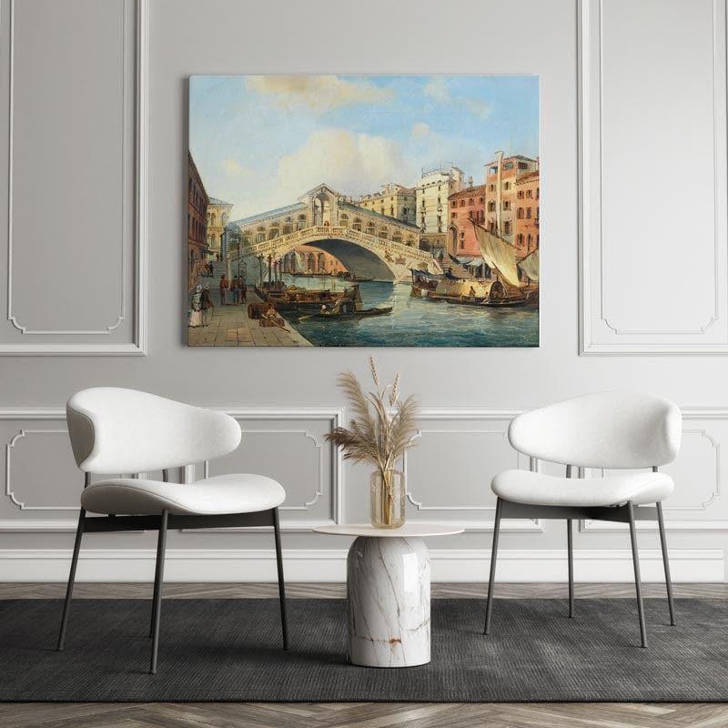 Venice Grand Canal Canvas Wall Art - Gallery Wrap media 3