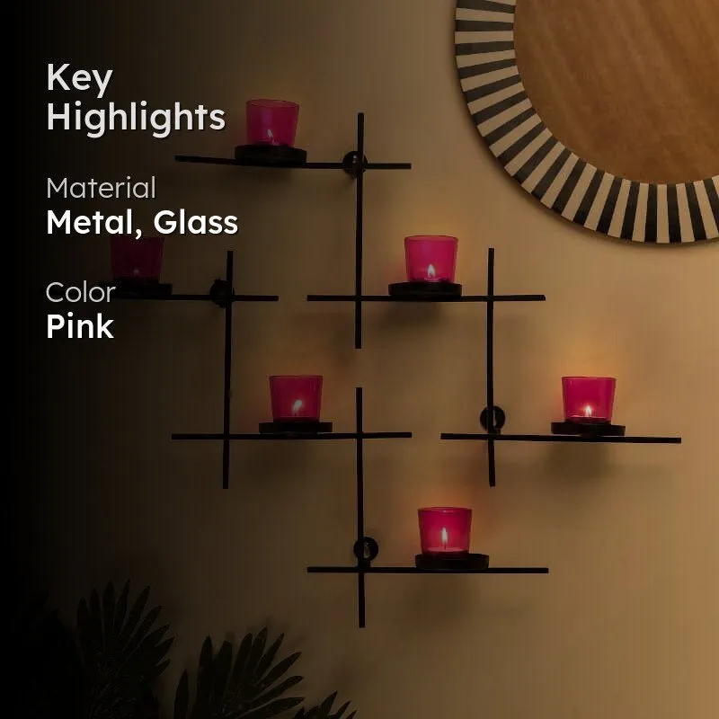 Luminaire Votive Trio (Pink) - Set Of Two media 2