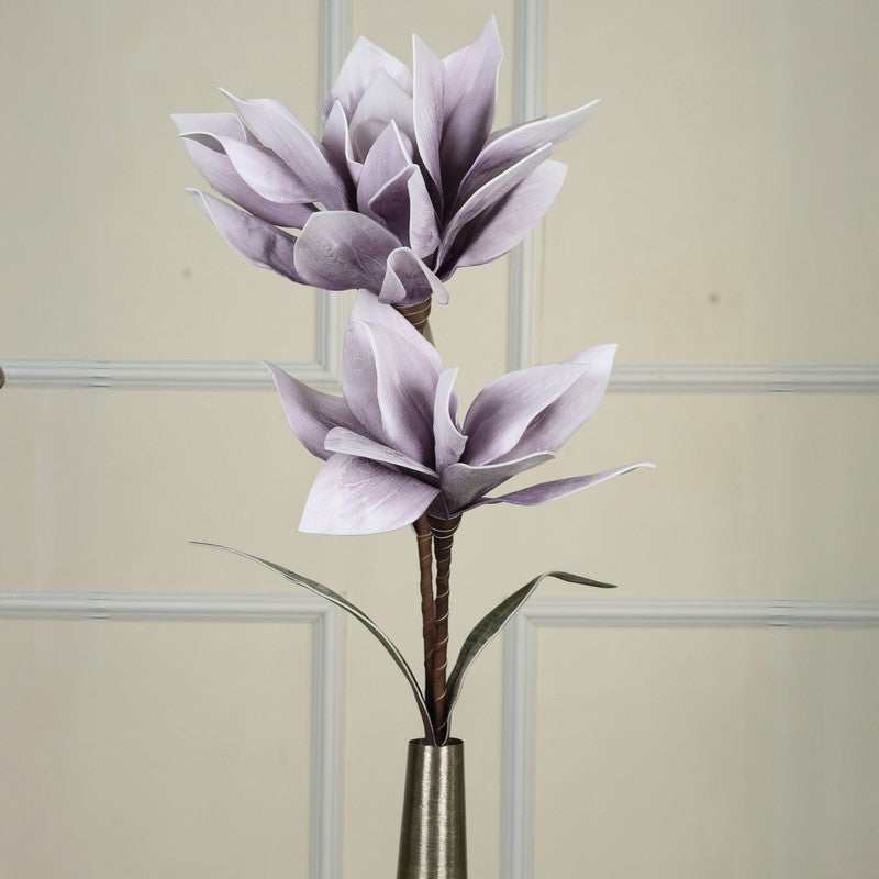 Artificial Velora Foam Flower Stick - Purple media 3