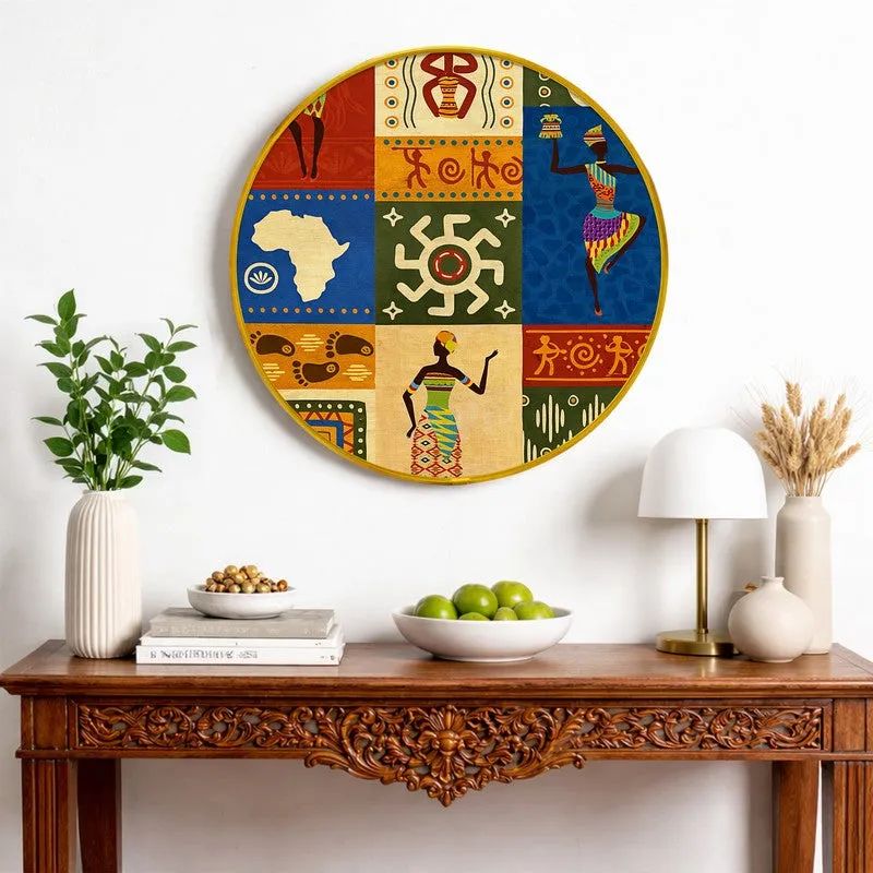 Tribal Motif Decorative Paper Wall Art media 4