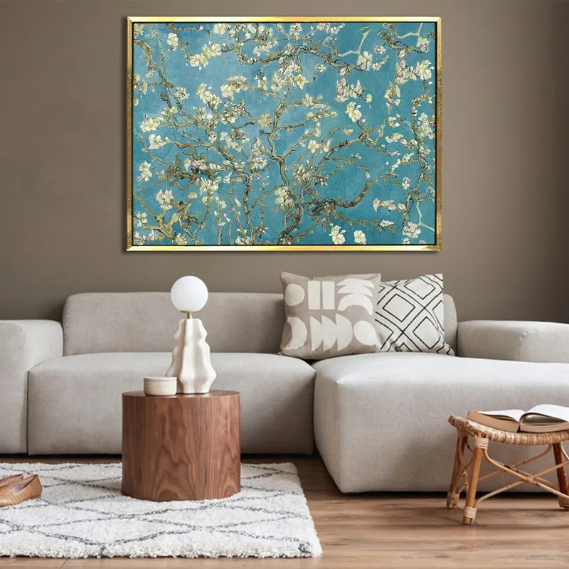 Petal Veil Canvas Wall Painting With Frame media 4