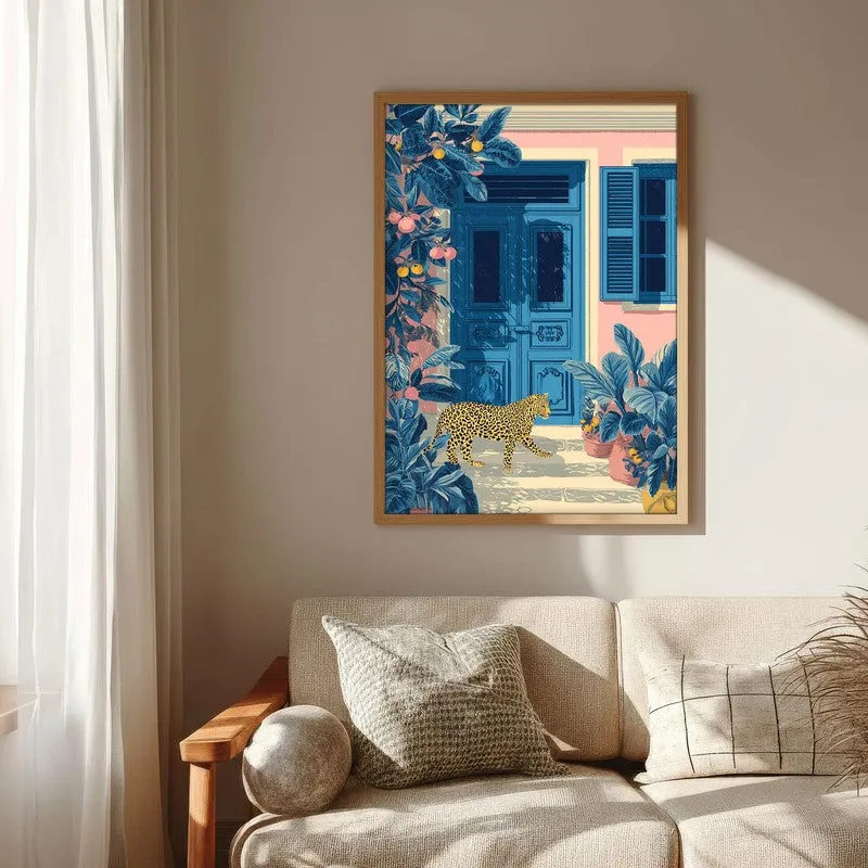 Nature Muse Canvas Wall Painting - Brown Frame media 6
