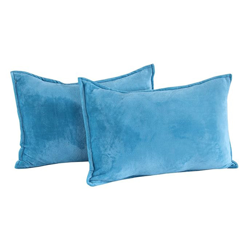 Sarva Solid Cotton Flannel Bedsheet (Blue) - 190 GSM media 6