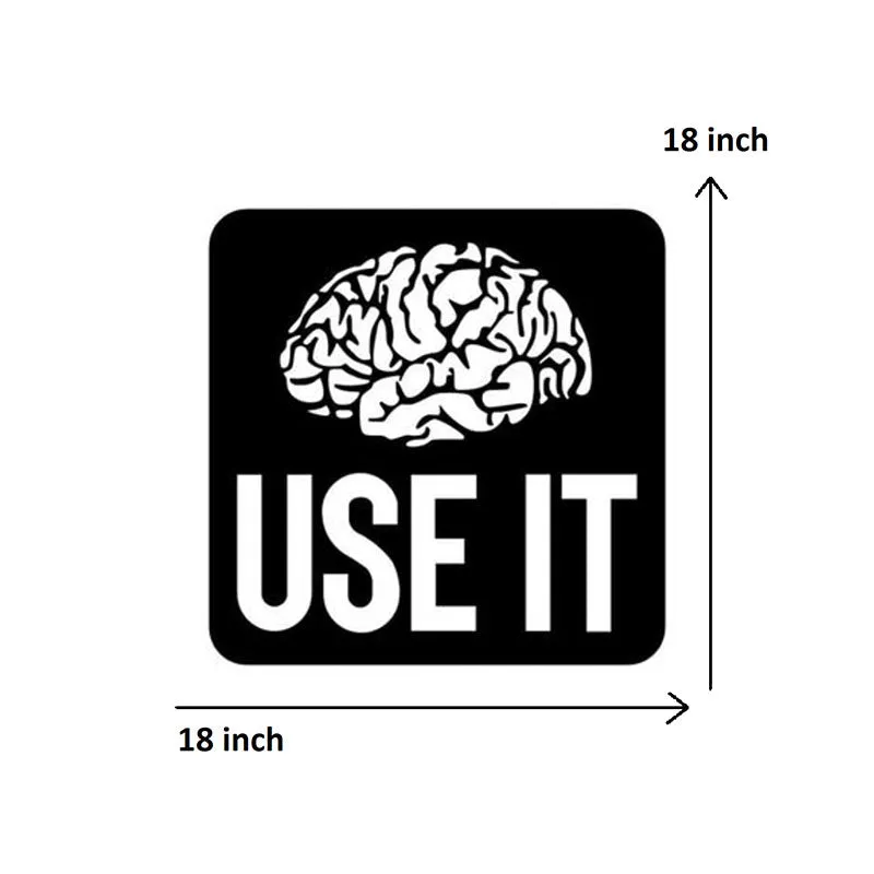 Use The Brain Black Iron Wall Accent media 5
