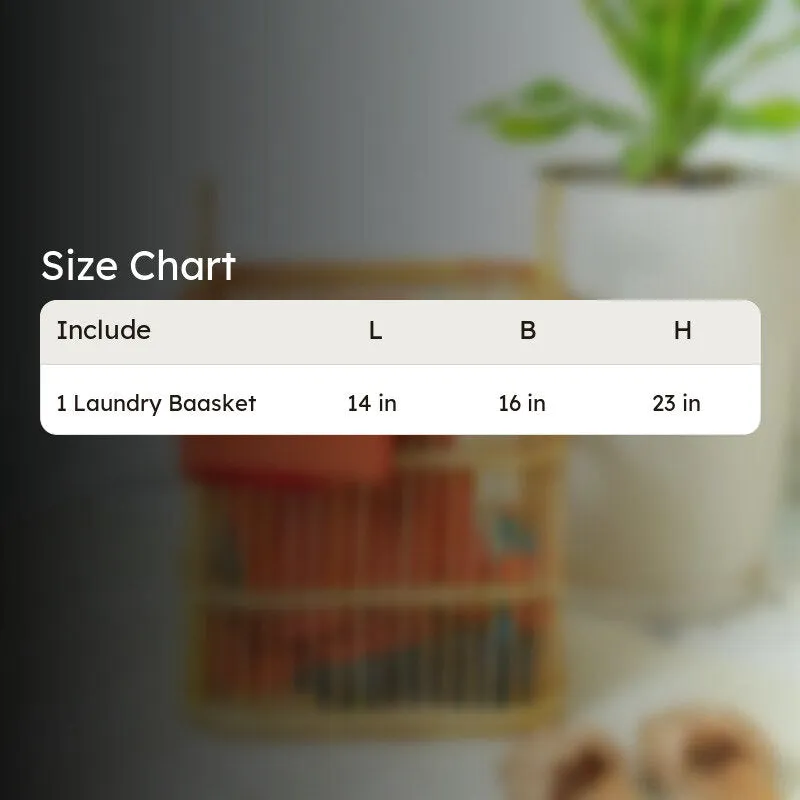 Mara Rattan Laundry Basket media 7