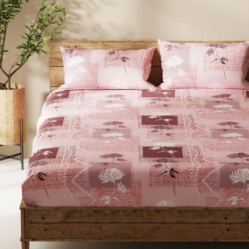 Geynar Bedsheet (Pink) - 115 GSM media 4