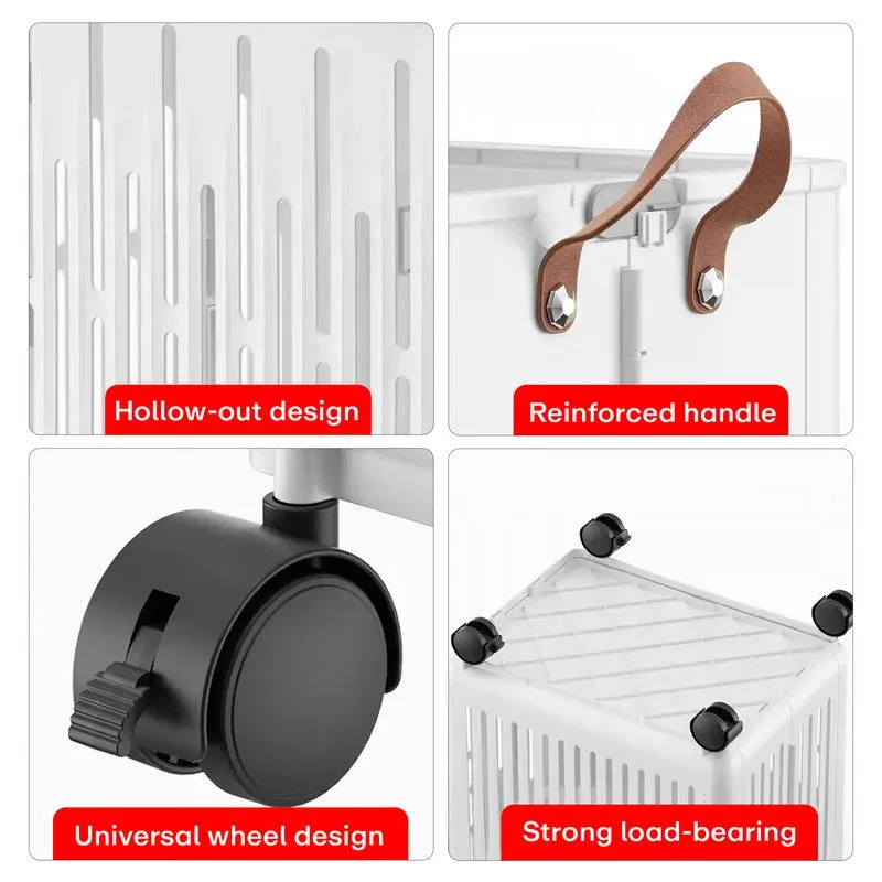 Rioware Roll & Sort Laundry Basket - White media 6