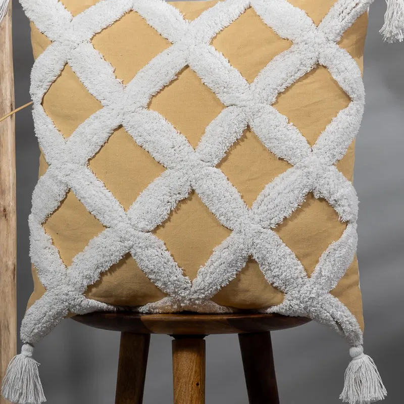Diamond Knot Tufted Cushion Cover media 6