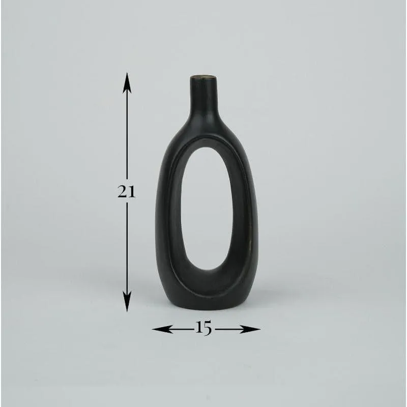 Kein Vase (Black) - Set Of Three media 5