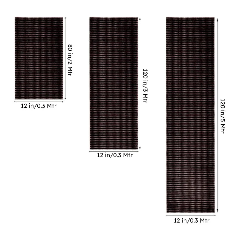 Neat Stack Kitchen Shelf Liner Mat (Brown) - Set Of Two media 7