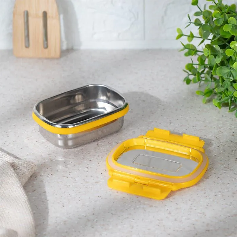 Yum Lock Insulated Lunch Box (Yellow) - 150 mL media 3