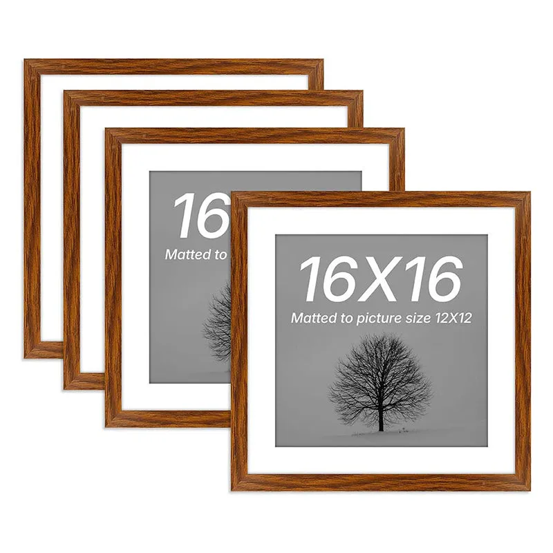 Naia Photo Frame (Brown) - Set Of Four media 3