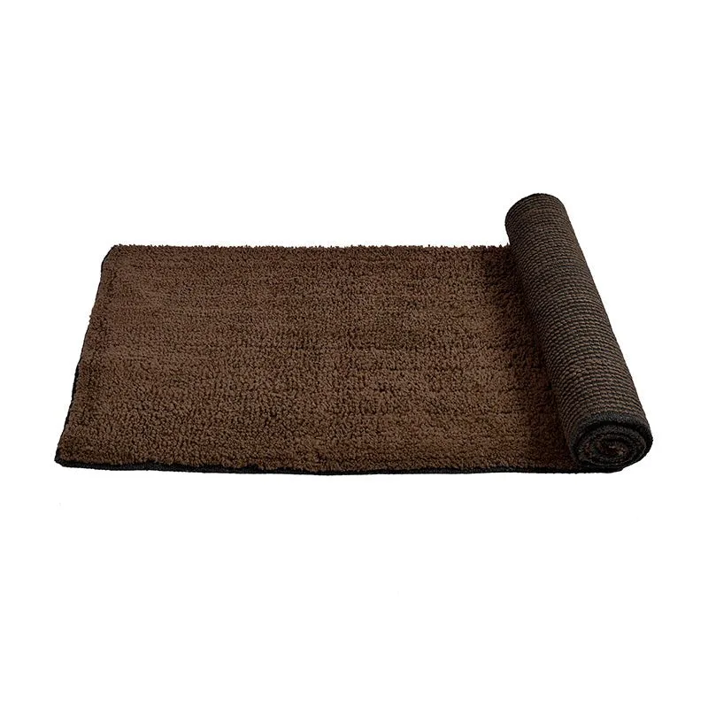 Relma Anti Skid Cotton Runner Rug (Coffee) - Two Piece Set media 3