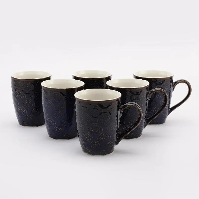 Pinolama Ceramic Tea Cup (300 mL Each) - Set of Six media 5