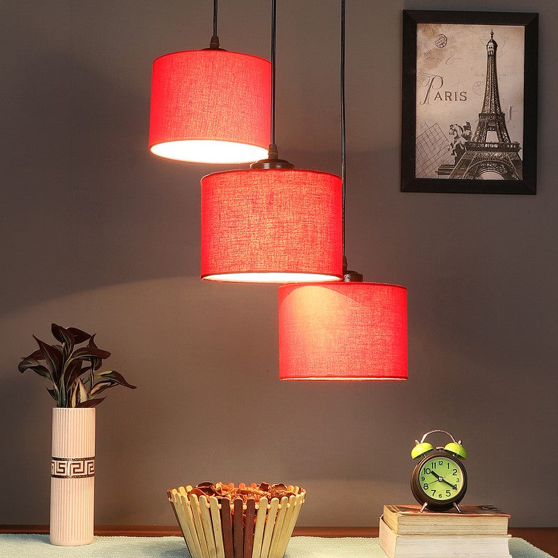 Lumera Drift Metal Ceiling Lamp - Red media 2
