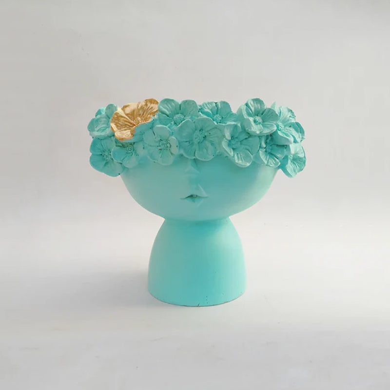 Skyla Florenta Vase - Aqua Blue media 5
