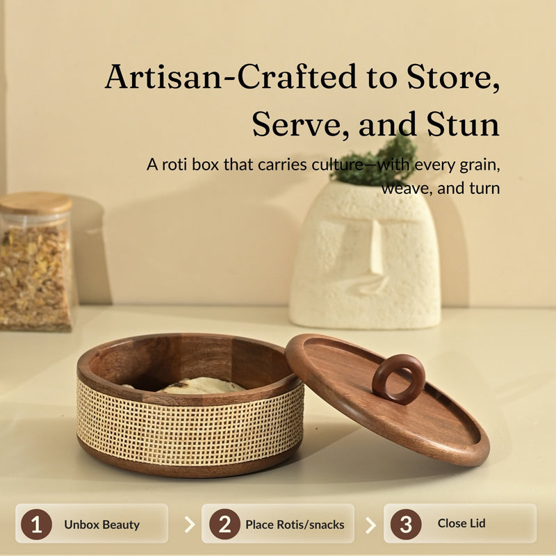 Tresso Wood Roti Box media 9