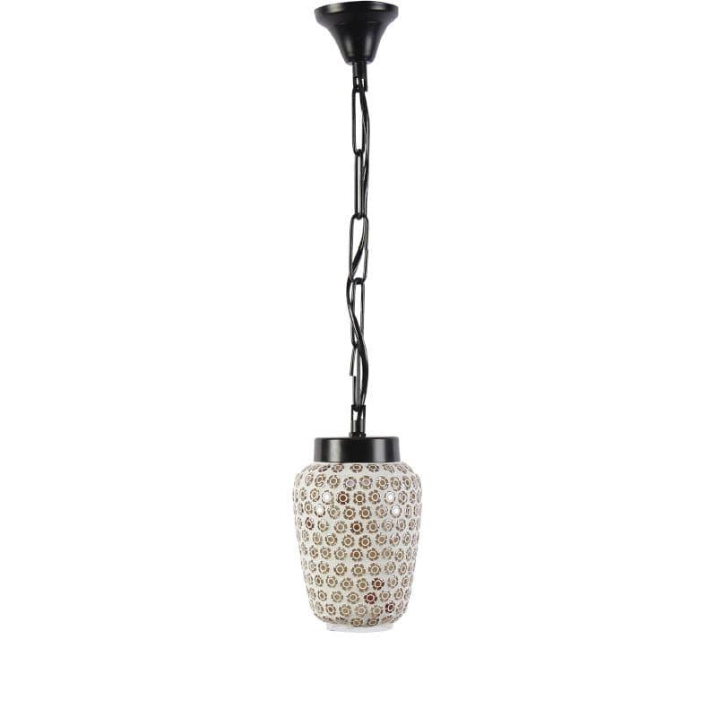 Honey Comb Gleam Glass Ceiling Lamp media 4