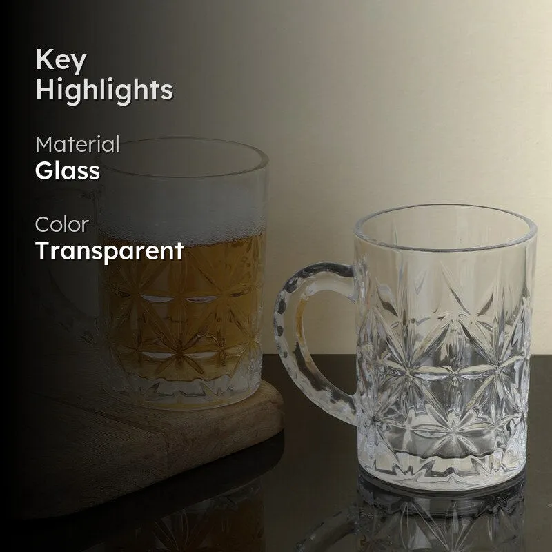 Rodrigo Beer Mug (450 ML) - Set Of Two media 2