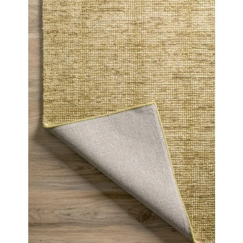 Thread Tale Hand Woven Wool Rug - Olive & Brown media 7