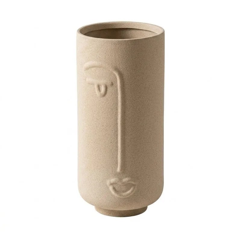 Ada Face Vase - Beige media 5