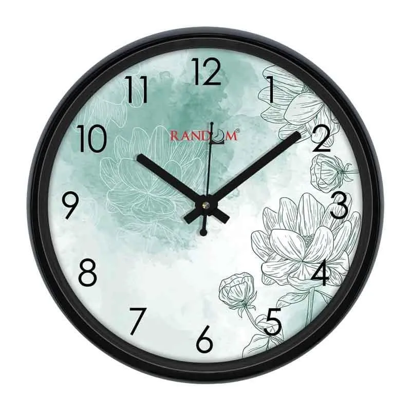 Enchanted Blooms Wall Clock media 3