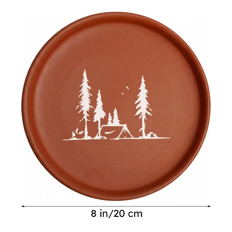Pine Camp Terracotta Wall Plate media 6