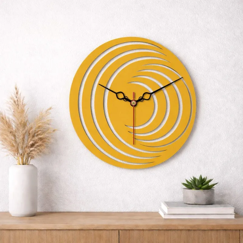 Layer Form Wooden Wall Clock media 1