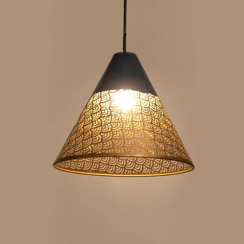 Orange Tree Ralp Conical Steel Ceiling Lamp media 3