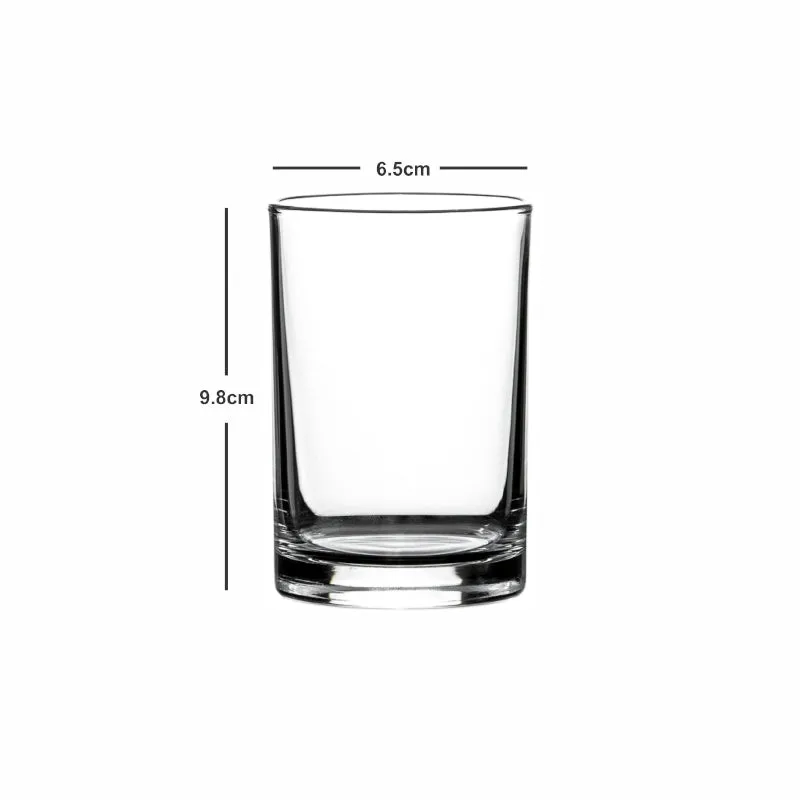 Elora Glass Tumbler (240 ML) - Set Of Six media 4