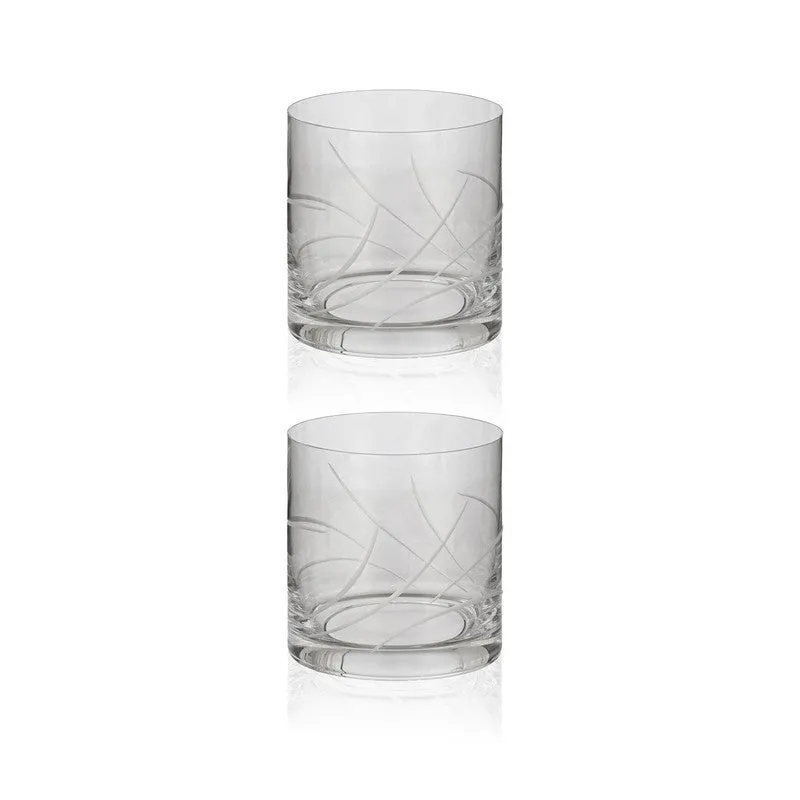 Abstract Gleam Whiskey Glasses (285 mL Each) - Set Of Two media 8