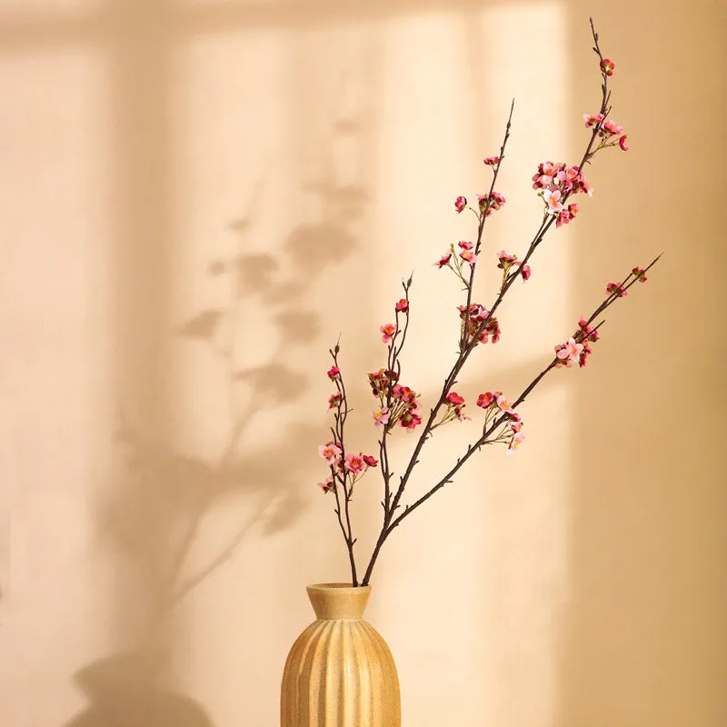 Artificial Realistic Cherry Blossom Stick - Pink media 1