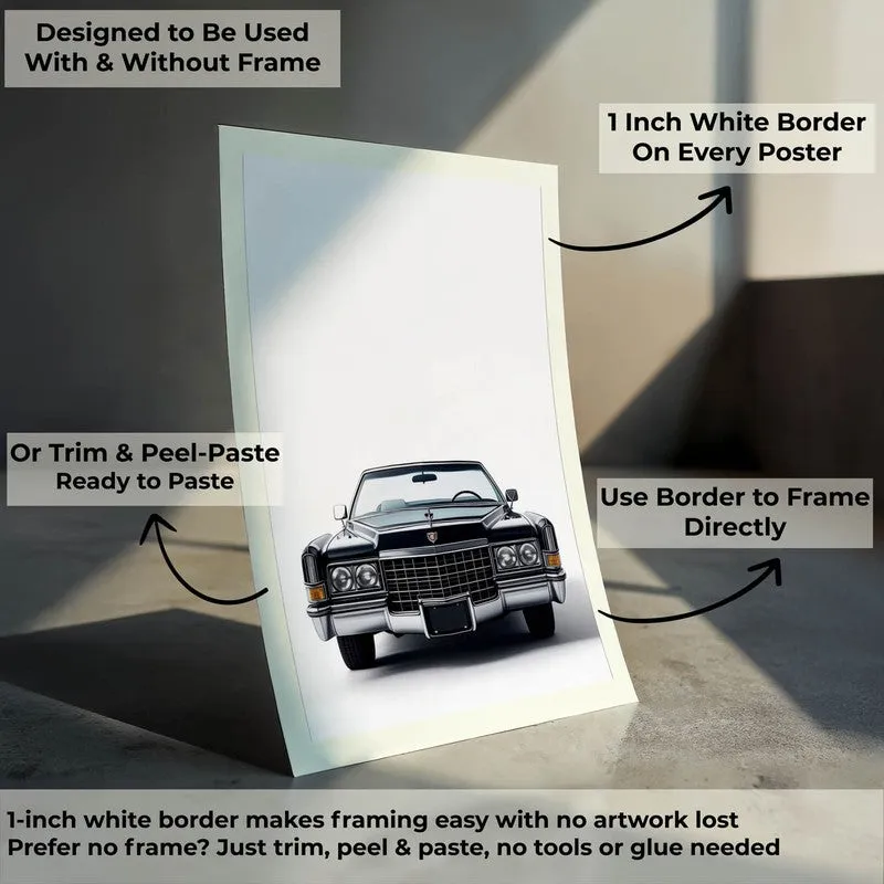Classic Cruiser Wall Poster - Black media 9