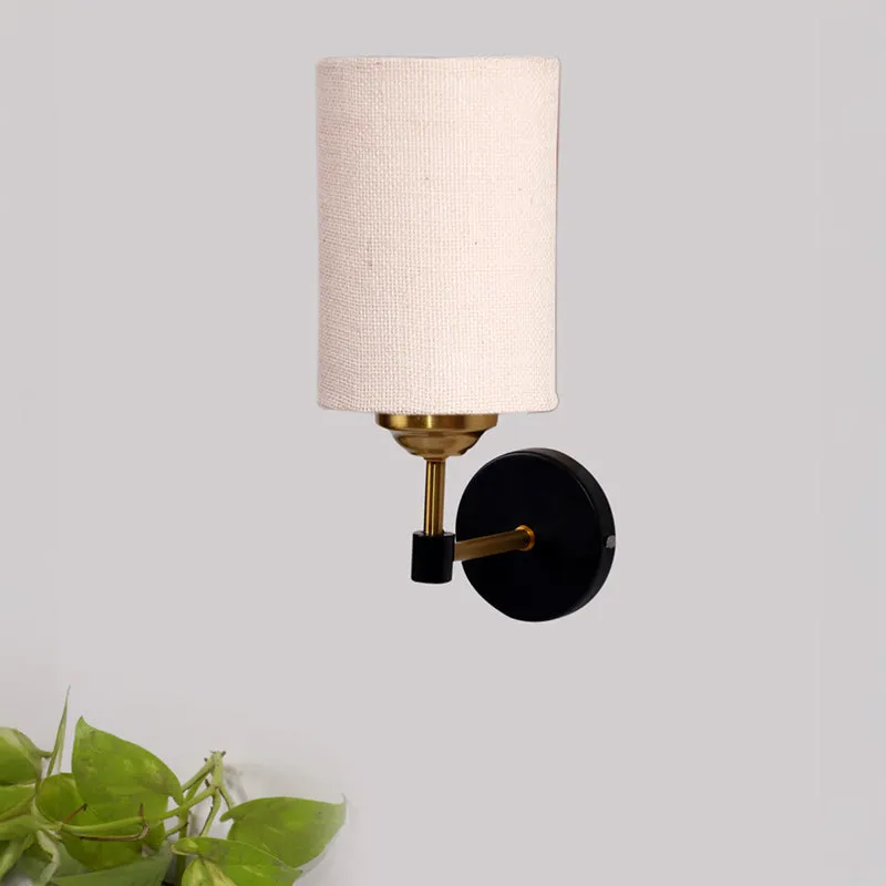 Sienna Sleek Jute Wall Lamp - Ivory media 3