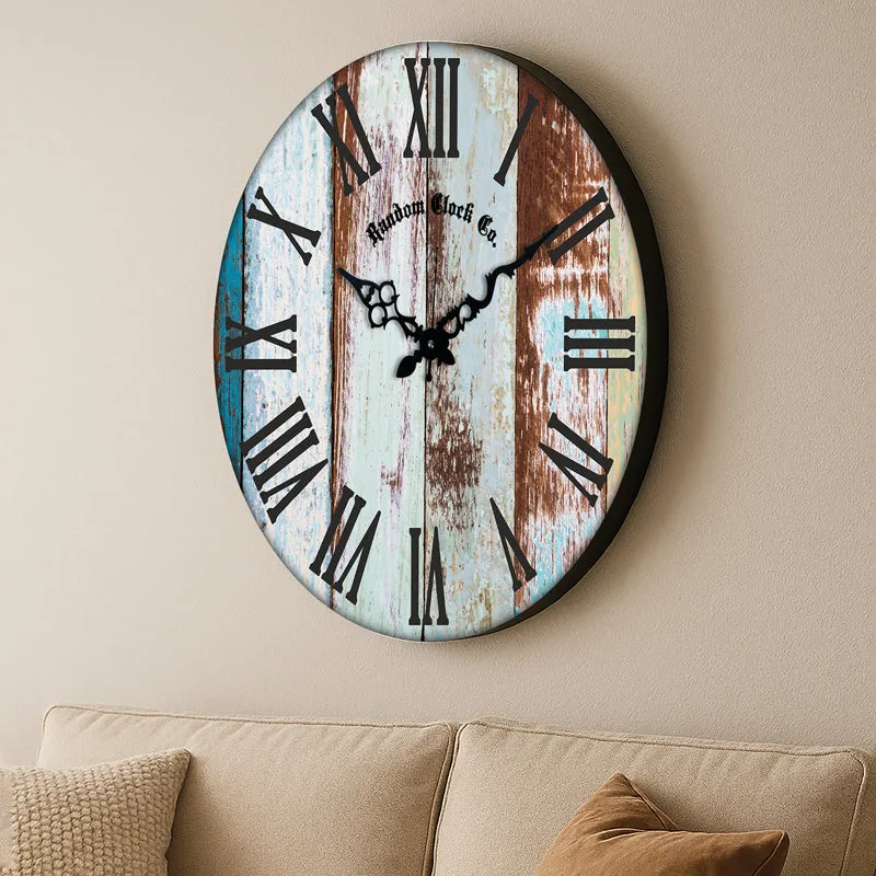 Taren Wood Analog Wall Clock media 5