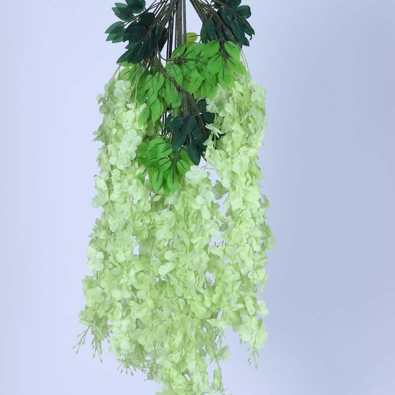 Faux Lush Wisteria Plant -  Green -  3.3 Feet media 3