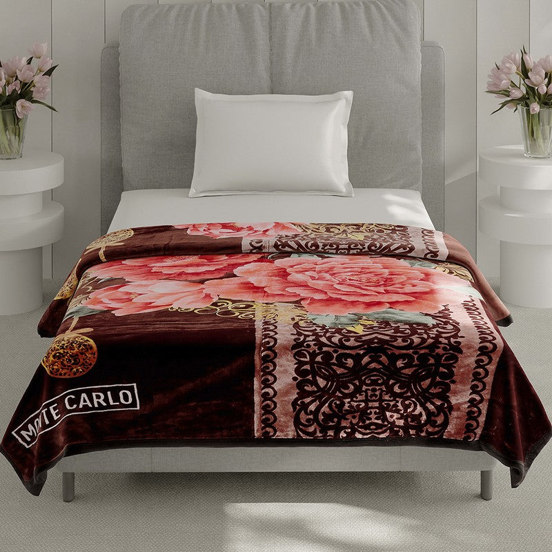 Monte Carlo Floral Fantasy Blanket - 483 GSM