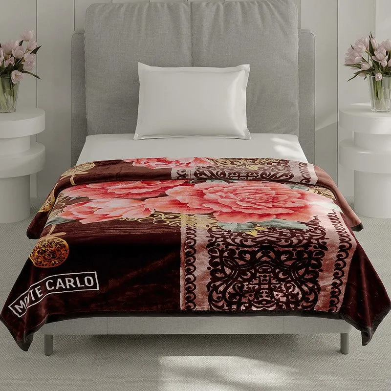 Monte Carlo Floral Fantasy Blanket - 483 GSM media 1