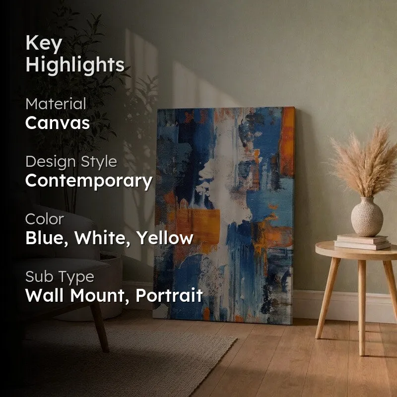 Stroke Color Fusion Canvas Wall Art media 2
