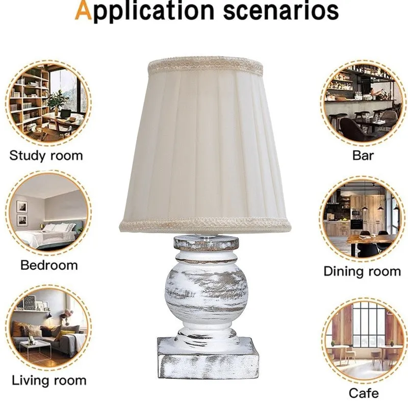 PureBloom Wooden Table Lamp media 5