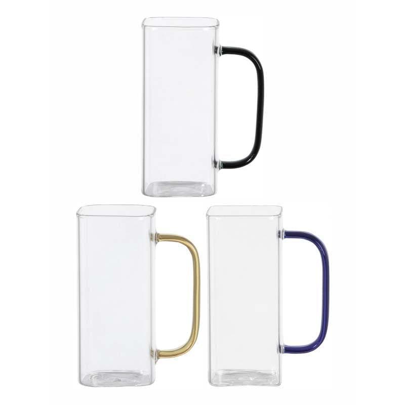Puritax Glass Coffee Mug (400 mL Each) - Set of Three media 4