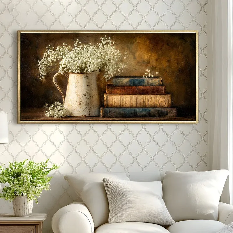 Bloom Chronicle Canvas Wall Painting With Frame media 4