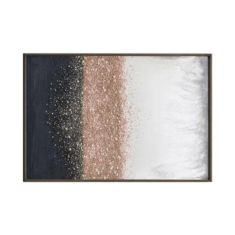 Ethereal Rhythms Canvas Wall Painting - Black Frame media 6