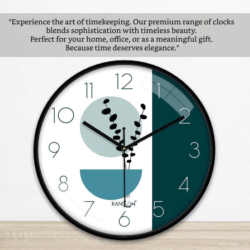 Moment Value Round Analog Wall Clock - Teal media 6