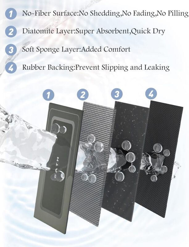 Silver Sands Rubber Bath Mat media 9