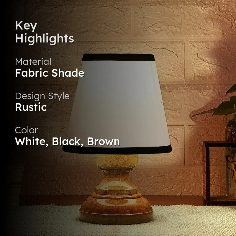 Harolda Fabric Table Lamp - White media 2
