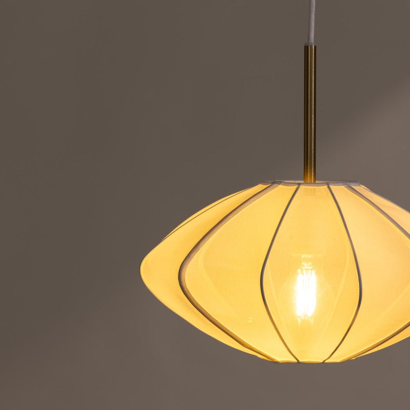Fig Living Luxe Collection Fabric Ceiling Lamp - Tokyo Lamp media 7