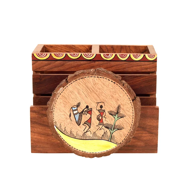Warli Wale Cutlery Holder media 5